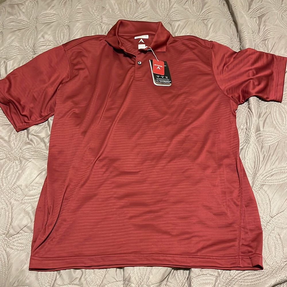 Antigua Size L Men’s Polo, NWT